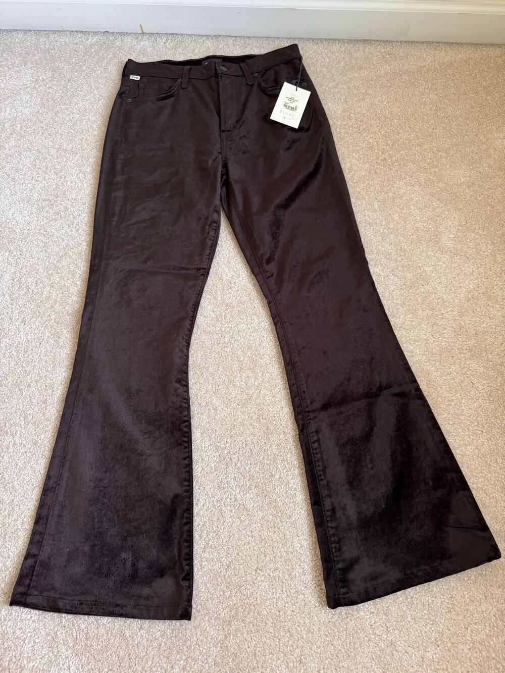 Citizens of Humanity Lilah Highrise Bootcut Velour Pony Wash Size 26 NWT